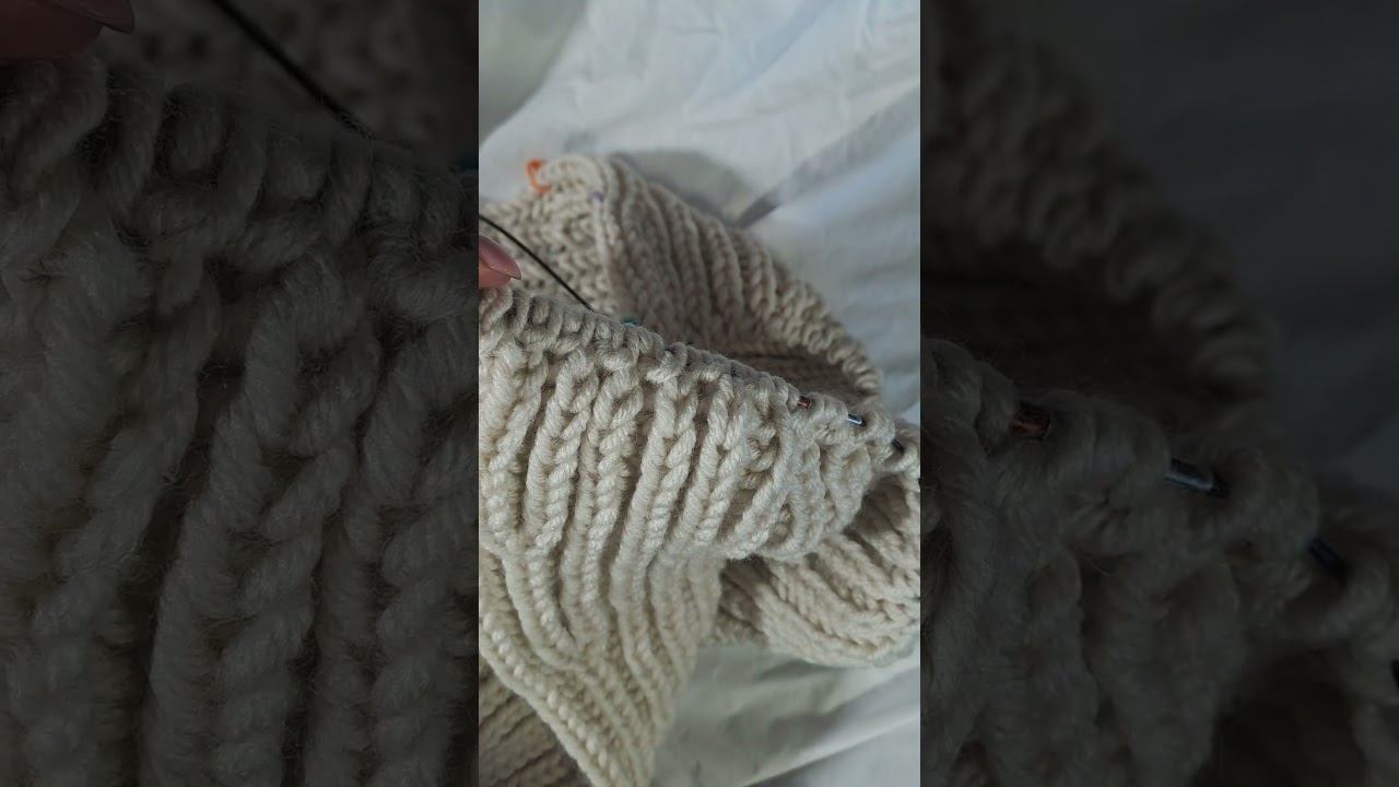 Красивые прибавки на английской резинке спицами смотреть онлайн