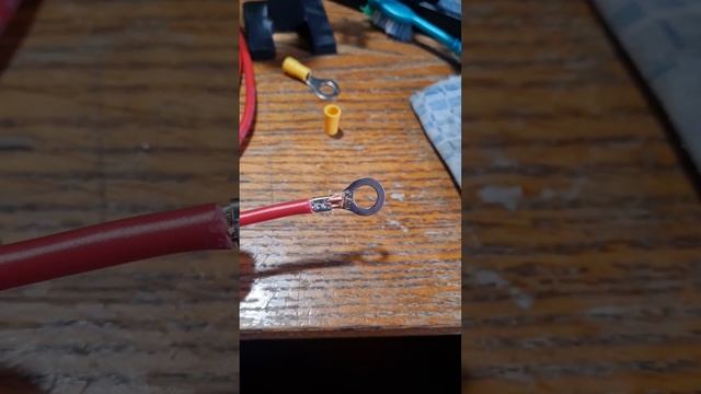 Провода для инвертора длиной 3м, с расчёта на 300 ватт, провод 6мм2, клемы под М8. #дальнобойщик смотреть онлайн