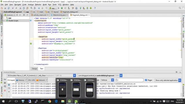 Android DialogFragment example смотреть онлайн