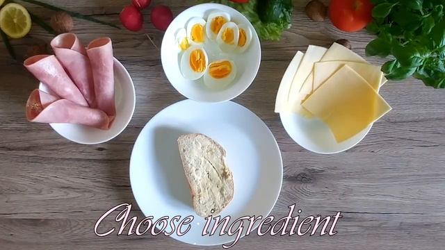 The Sandwich Game! Ingredients