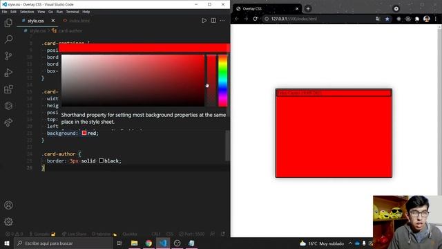 Efecto Overlay con HTML y CSS смотреть онлайн