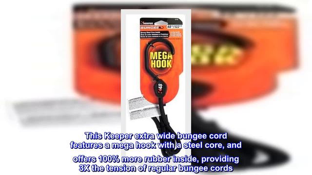 Great product - Keeper - 48” Mega Hook Bungee Cord - UV and Weather-Resistant смотреть онлайн