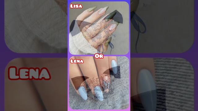 Lisa Or Lena | Select One #shorts смотреть онлайн