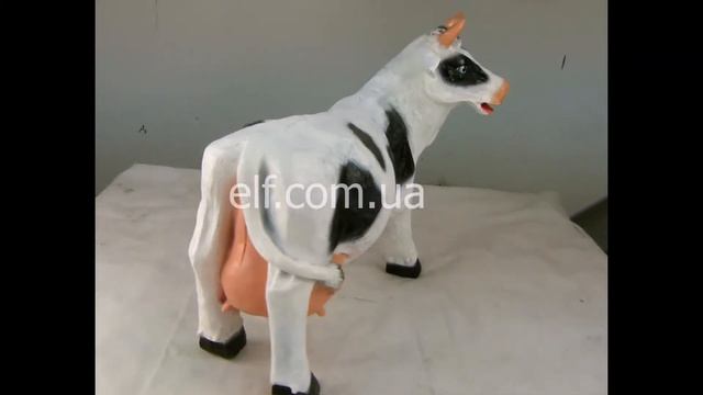 Корова. Садовые фигуры пластиковые из полистоунаот фабрики фигур "Эльф" смотреть онлайн