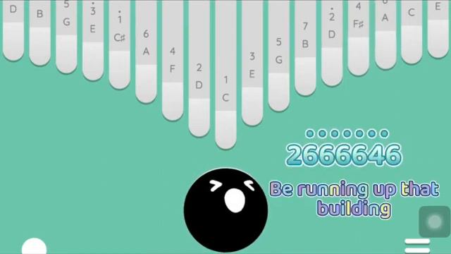 Kate Bush - Running Up That Hill (Kalimba cover with tabs) смотреть онлайн