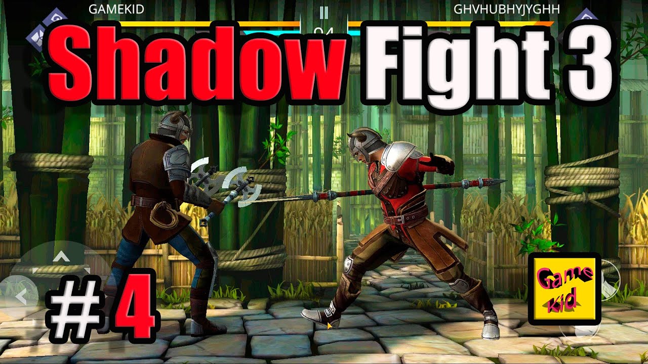 Shadow Fight 3 ПРОХОЖДЕНИЕ ПЕРВОЙ ГЛАВЫ! Шадоу файт 3!ИСПОЛЬЗУЮ КОПЬЕ! # 4 смотреть онлайн