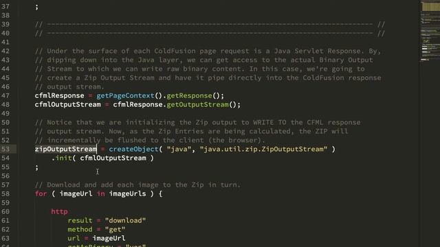 Generate And Incrementally Stream A ZIP Archive File On-The-Fly In Lucee CFML 5.3.7.47 смотреть онлайн
