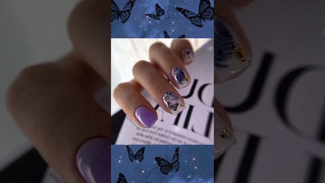 ? BUTTERFLY NAILS IDEAS 2/ МАНИКЮР С БАБОЧКАМИ ? смотреть онлайн