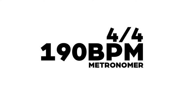 190 BPM Metronome смотреть онлайн