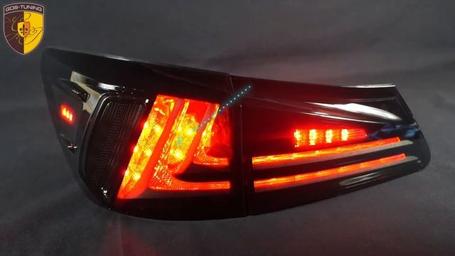Тюнинг задние фонари Черные Лексус ИС250 / Taillights Lexus IS 250 / Is 350 смотреть онлайн