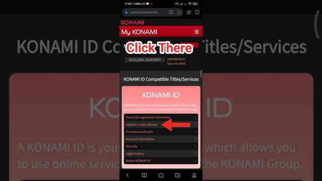 How To Change Konami ID E-mail Address || PES 2021 Mobile || смотреть онлайн