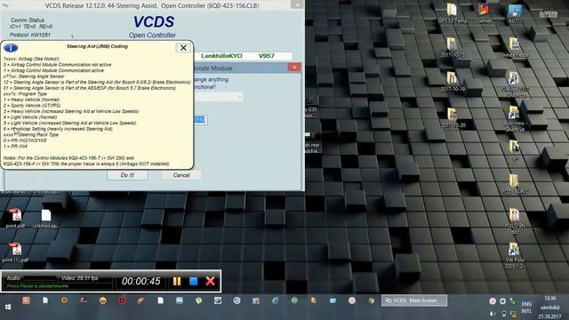 VCDS (vag com) Steering Assist Adjustment смотреть онлайн