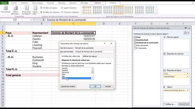 Tableau croisé dynamique vue d'ensemble (Excel 2010) смотреть онлайн