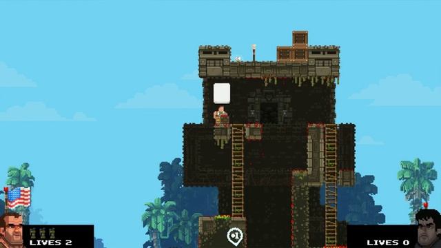 Broforce прохождение на двоих. первый взгляд. смотреть онлайн