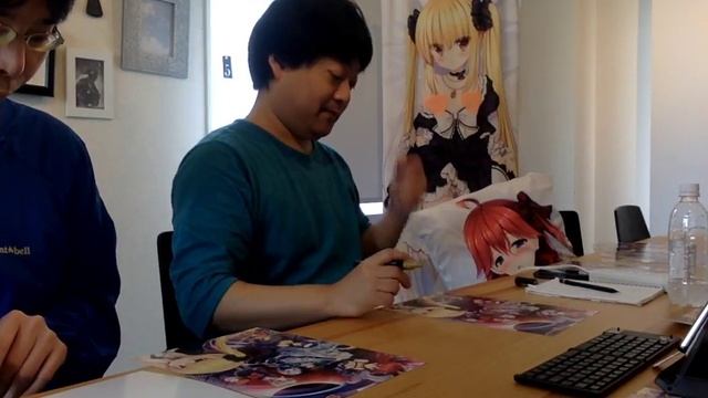 Live Stream - Producer MOKA Signs Posters for Libra of the Vampire Princess! смотреть онлайн