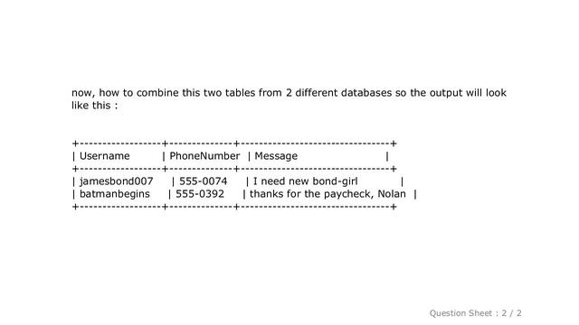 MySQL : How To Left Join 2 Tables On 2 Different Databases? смотреть онлайн