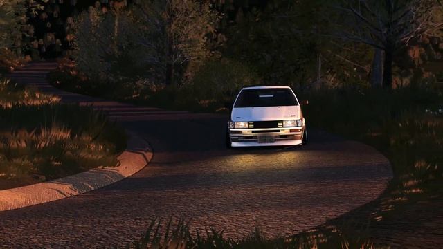 Assetto Corsa Toyota Corolla Levin AE86 Coupe Dingo-spec  230HP @ D156 Urbeis