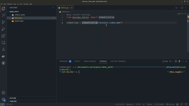 Tutorial Python | Como Converter vídeo (.mp4) para GIF usando Python em 3 linhas смотреть онлайн