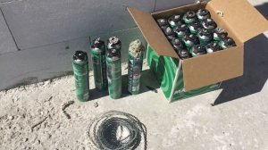 Расход клей-пены на строительство дома из газобетона
