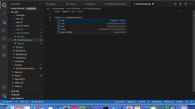 Hướng dẫn làm việc với context trong Reactjs với class component смотреть онлайн