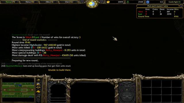 Warcraft 3-SS Event-December 9 2017: Castle Fight-Game 2 смотреть онлайн