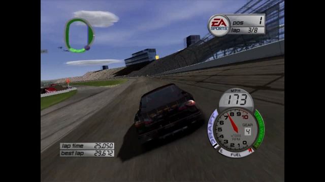 NASCAR Thunder 2003 Beta | Cut Pace Car Gameplay смотреть онлайн