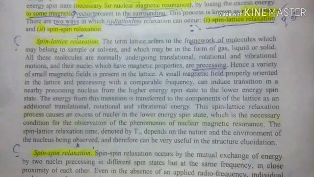 Spin Relaxation And Its Types,(Spin-spin Relaxation And Spin-lattice Relaxation) NMR Lecture 7