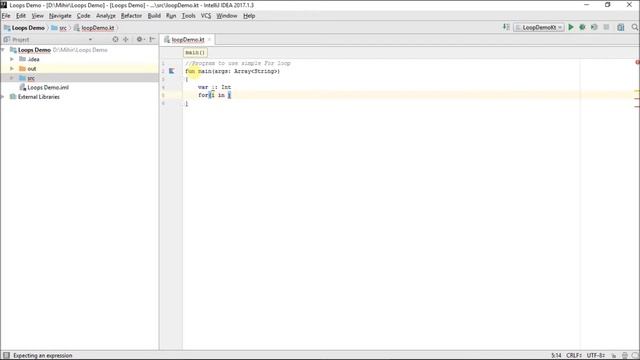 #38 Kotlin Tutorial | For loop Program смотреть онлайн