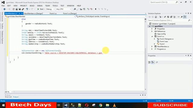 3. Gym Management System - New Member Back End Coding смотреть онлайн
