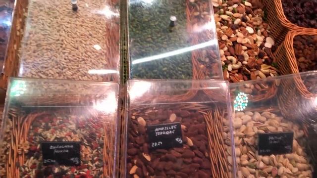 Барселона - Ла Рамбла, Рынок Бокерия / Barcelona - La Rambla, La Boqueria смотреть онлайн
