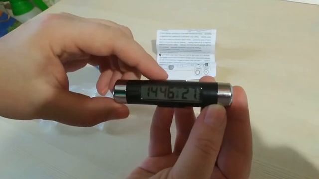 Термометр в машину с часами и подсветкой смотреть онлайн