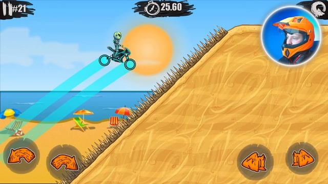 Moto X3M Bike Race Game CYBORG BIKE - Gameplay iOS & Android Game смотреть онлайн
