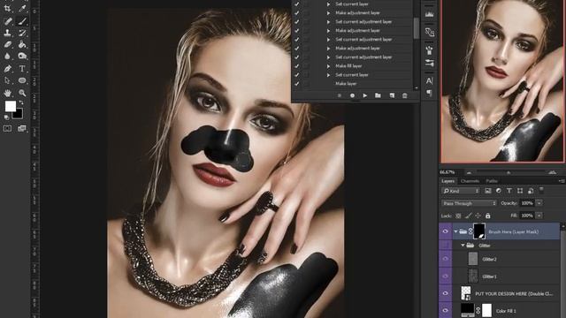 Body Paint Action Example