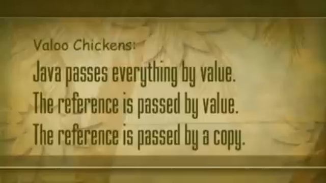 Java Passes Objects by Reference смотреть онлайн