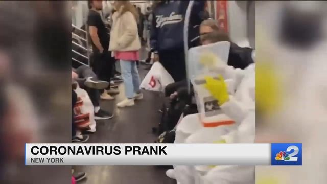 Teens prank New York subway passengers by spilling Kool-Aid they said was the 'coronavirus' смотреть онлайн