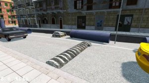 Тачки против огромных лежачих полицейских №6 — BeamNG