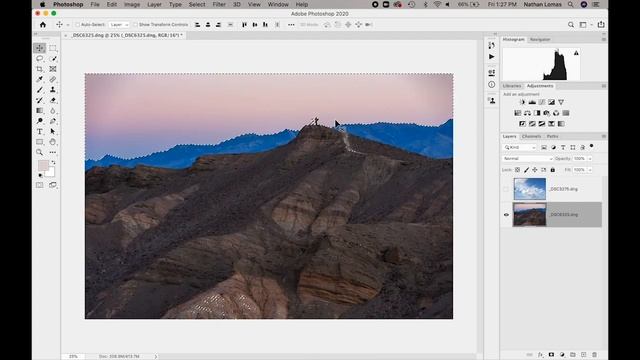Replace Sky in Photoshop with Color Range and Blending Modes смотреть онлайн