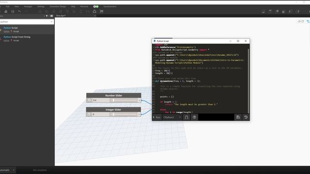 Dynamo | Visualizing sine in Dynamo with Python | Python смотреть онлайн