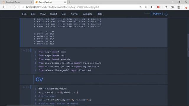 Tutorial Regresi Elastic Net dengan Python смотреть онлайн