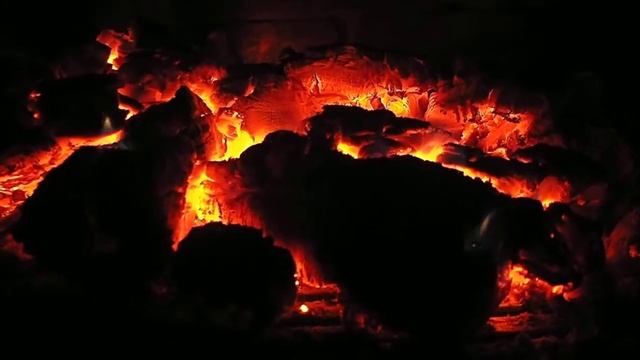 огонь угли в камине смотреть онлайн