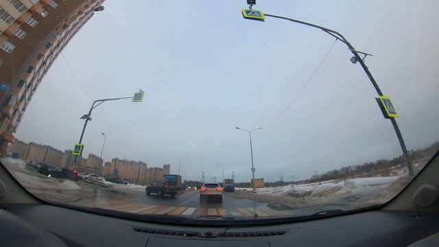 От метро Некрасовка до жк Новоград Павлино через жк Самолёт. Топ смотреть онлайн