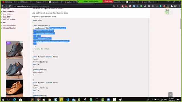 Thread (Thread Synchronization) in java sinhala 3 смотреть онлайн