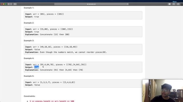 Check Array Formation Through Concatenation | Leet code 1640 | Theory explained + Python code смотреть онлайн