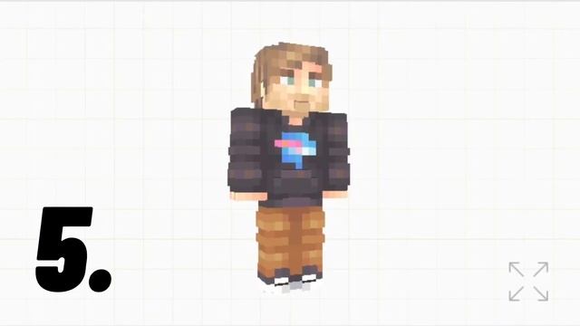 Mr Beast Minecraft Skin For Free! [links Are On The Description] #shorts