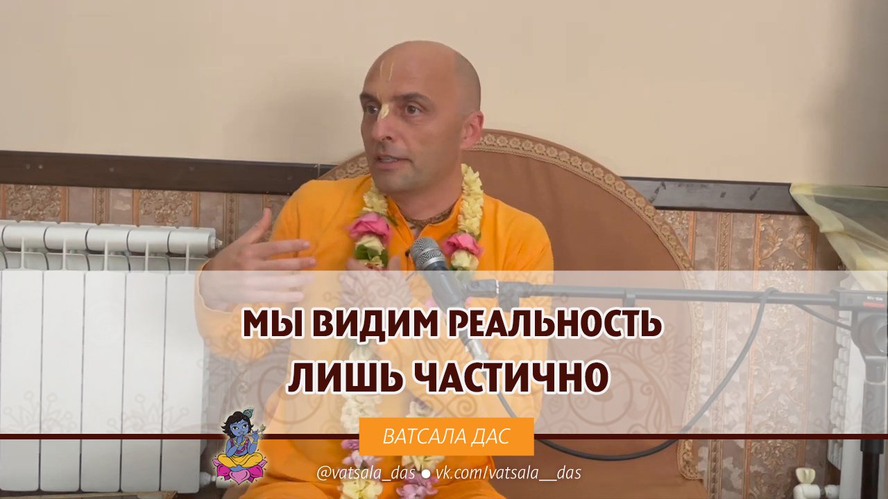 Мы видим реальность лишь частично! Ватсала дас