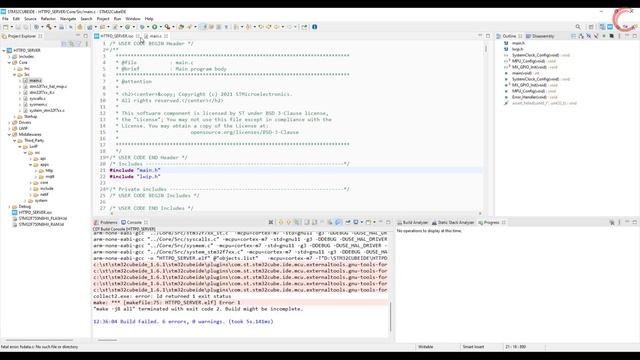STM32 ETHERNET #6. HTTP SERVER PART 1 || Simple Webpage смотреть онлайн