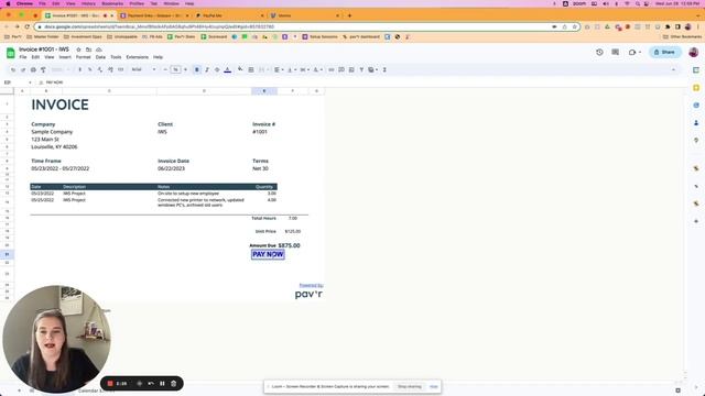Creating Payment Links for Invoices | Google Calendar Invoice смотреть онлайн