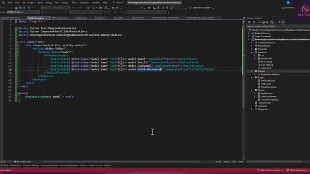 .NET Blazor | Create and Validate Form Data with Mud Blazor and Fluent Validation. смотреть онлайн