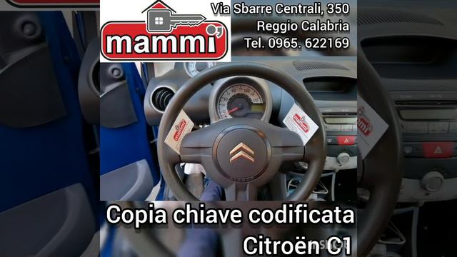 Copia chiave codificata con chip per auto Citroën C1 a Reggio Calabria смотреть онлайн