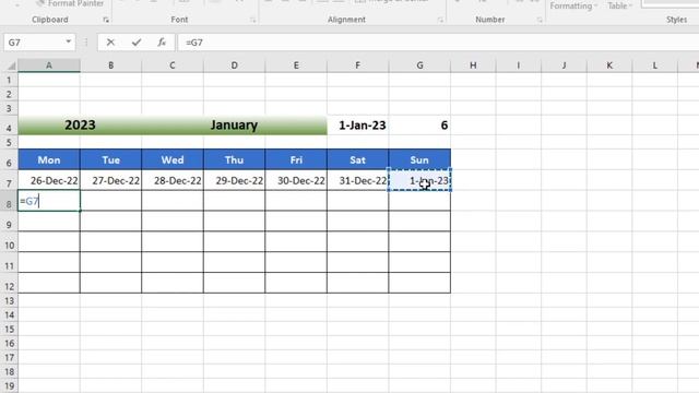 Dynamic Automatic Calendar in MS Excel 2023 смотреть онлайн